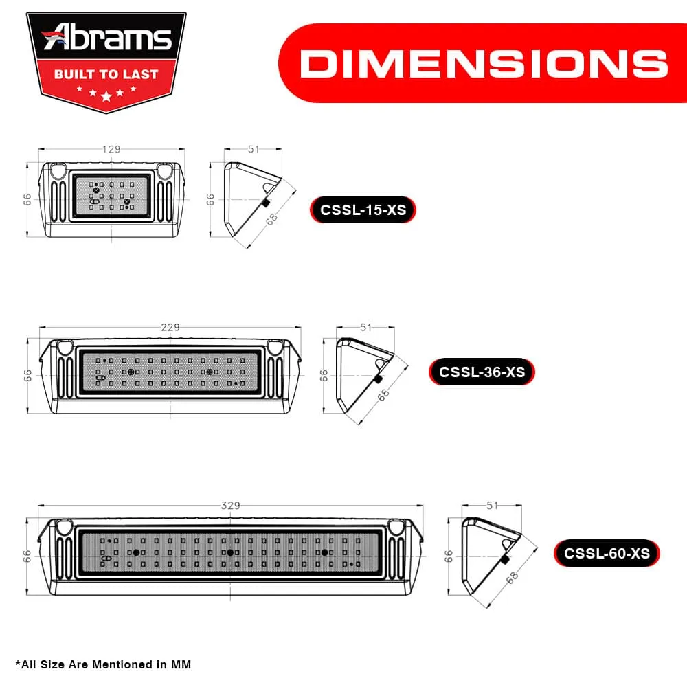 13" Cobalt XS Series 60W [6,000LM] LED Down / Scene / Area Light / RV Exterior Porch Flood Light