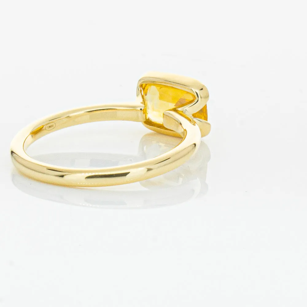 18ct Yellow Gold Golden Sapphire Elle Ring