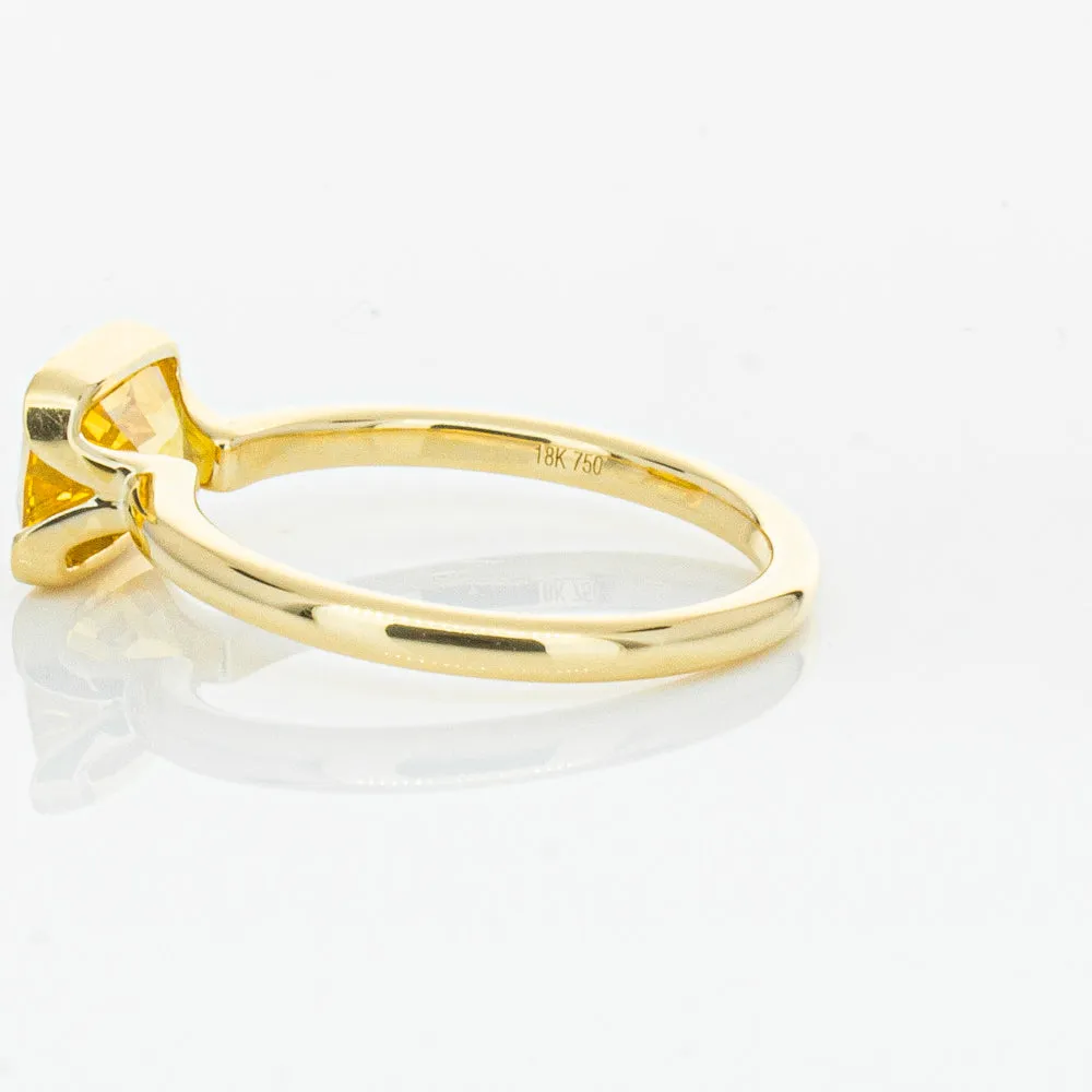 18ct Yellow Gold Golden Sapphire Elle Ring