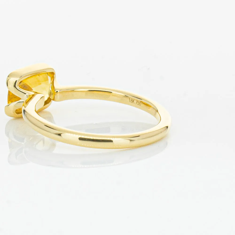 18ct Yellow Gold Golden Sapphire Elle Ring