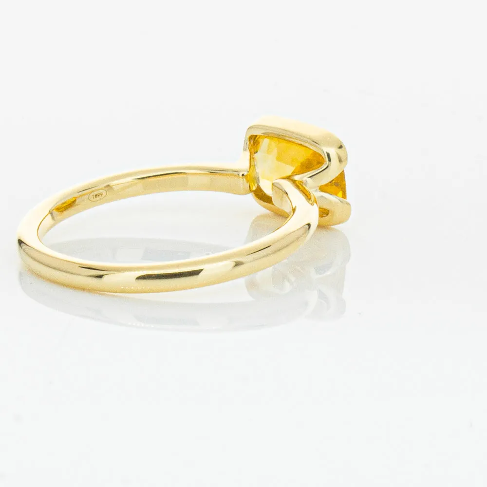 18ct Yellow Gold Golden Sapphire Elle Ring