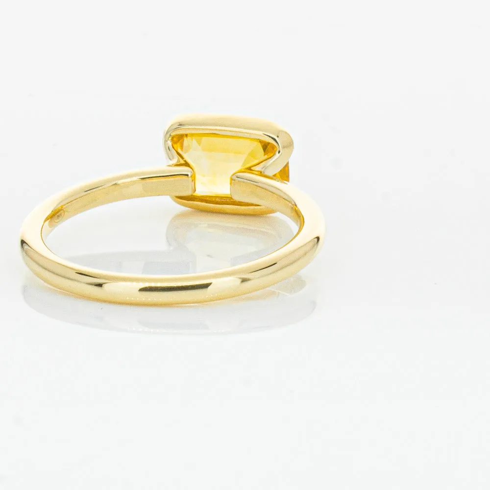 18ct Yellow Gold Golden Sapphire Elle Ring