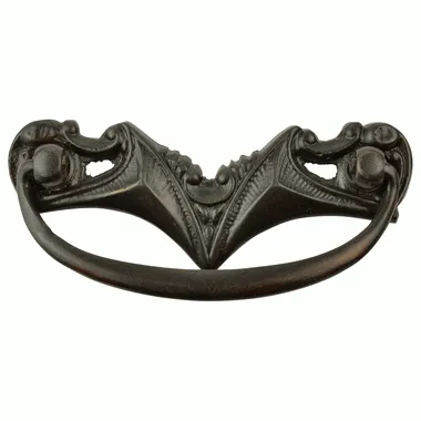 3 3/4 Inch Gothic Bat Drop Pull (Oil-Rubbed Bronze Finish)