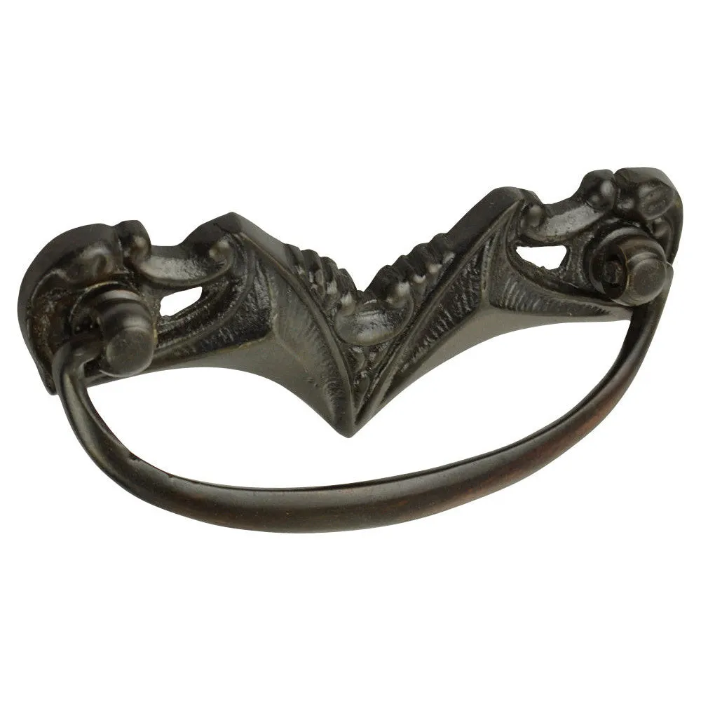 3 3/4 Inch Gothic Bat Drop Pull (Oil-Rubbed Bronze Finish)