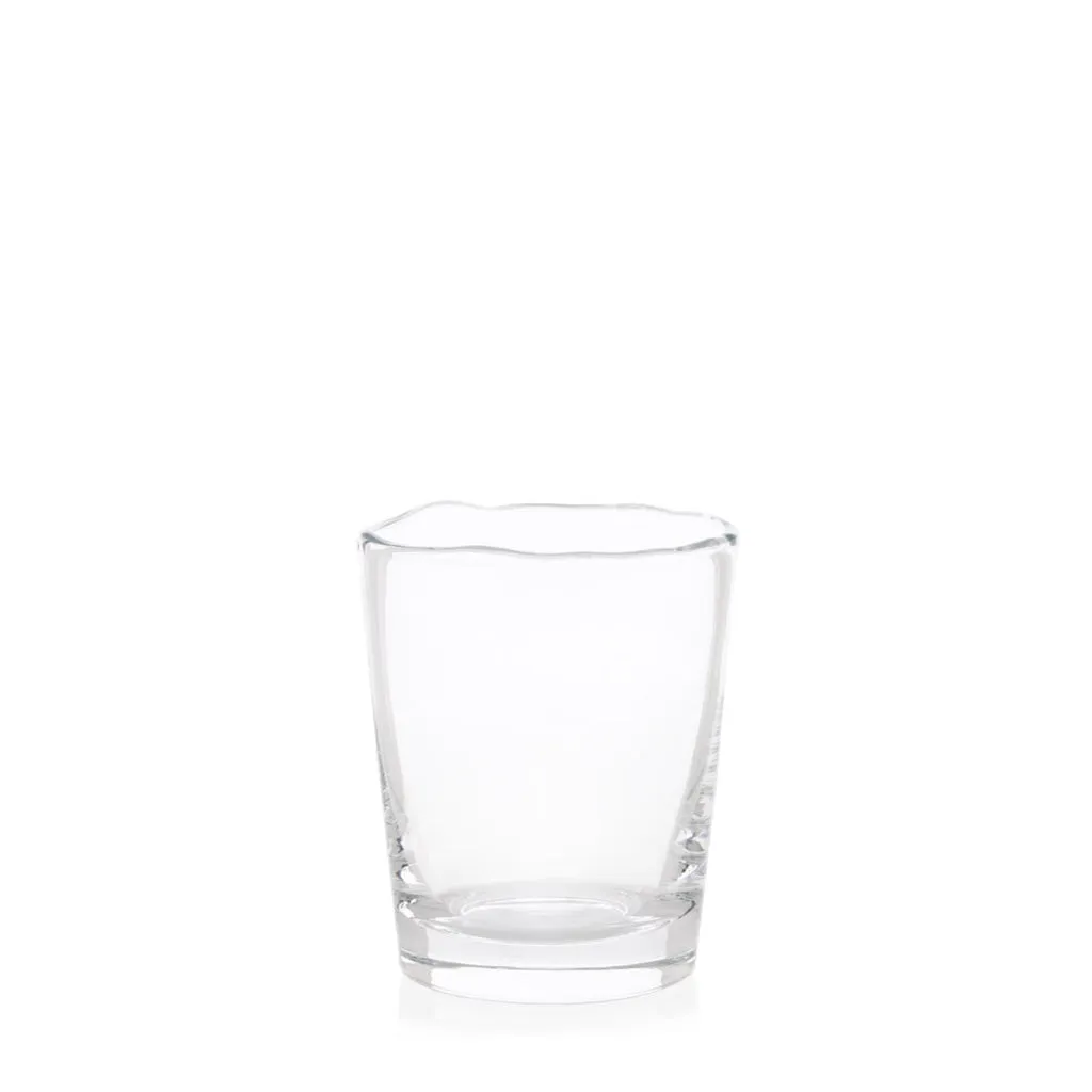 Abraham Scissor-Cut Glass Tumbler, 6 oz.