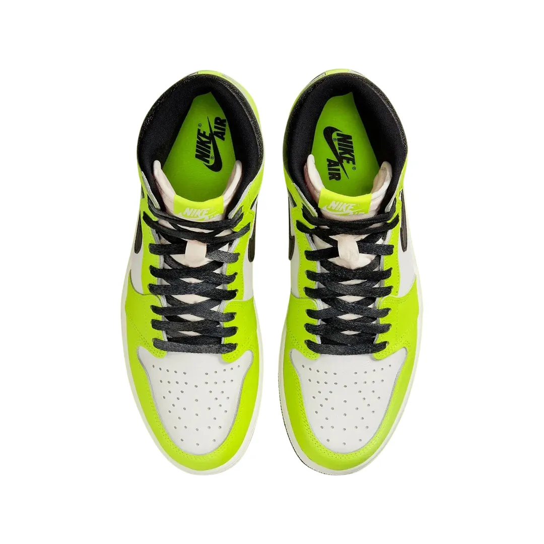 Air Jordan 1 High Retro Visionaire Volt Black Sail