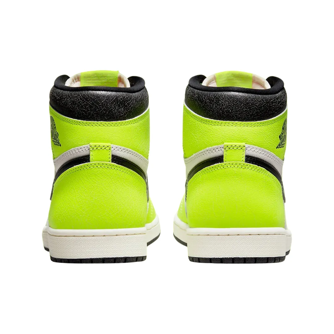 Air Jordan 1 High Retro Visionaire Volt Black Sail