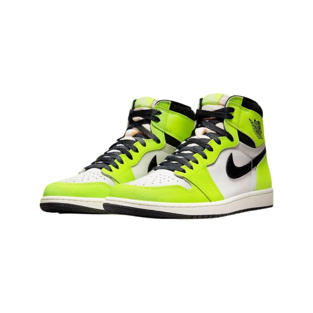 Air Jordan 1 High Retro Visionaire Volt Black Sail