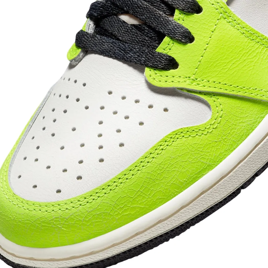 Air Jordan 1 High Retro Visionaire Volt Black Sail