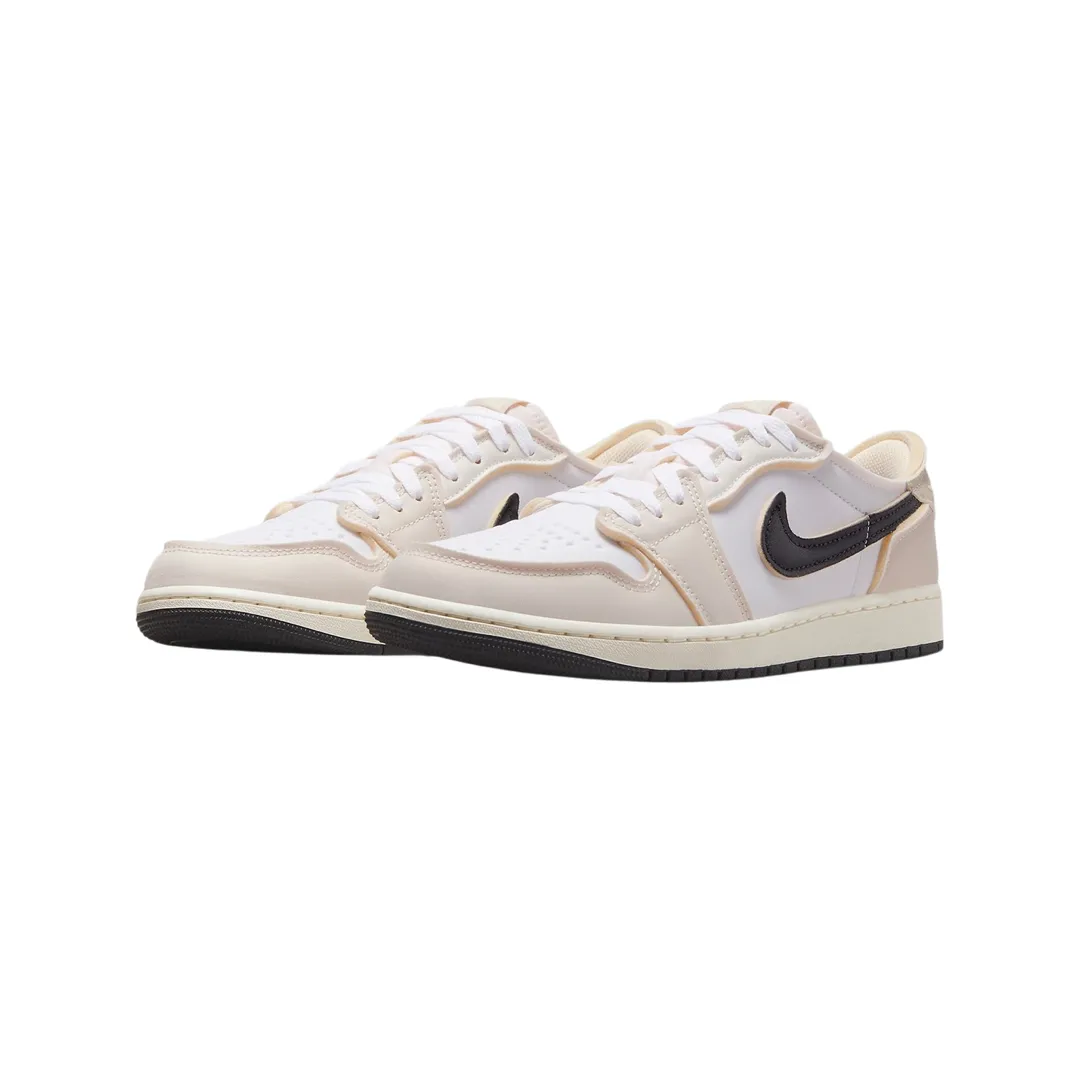 Air Jordan 1 Retro Low OG EX White Coconut Milk Light Orewood Brown Black