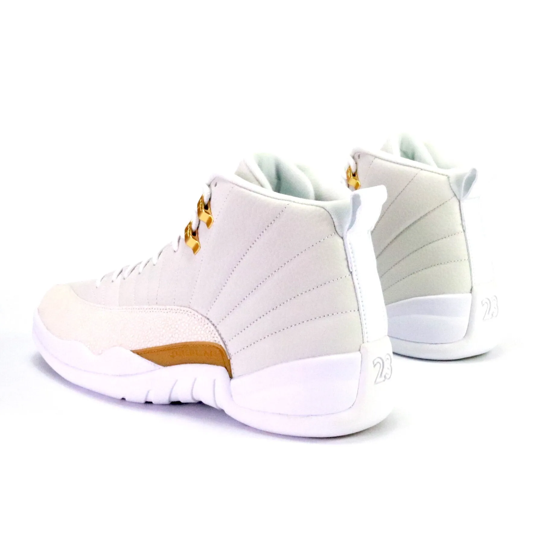 Air Jordan 12 Retro OVO White Metallic Gold White