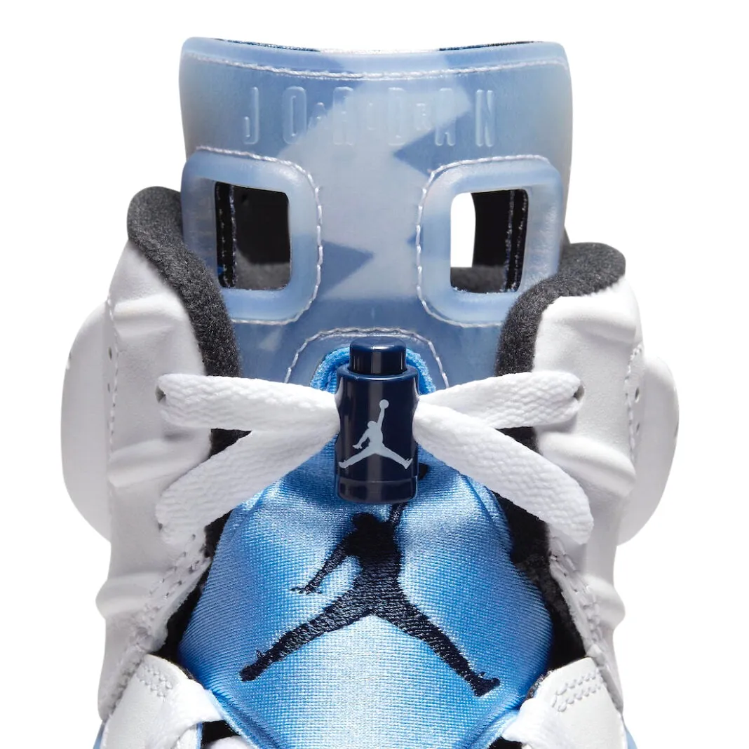 Air Jordan 6 Retro UNC University Blue White College Navy Black