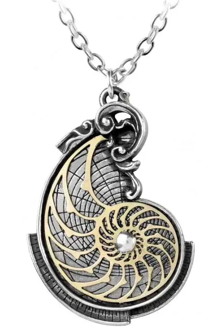 Alchemy Fibonaccis Golden Spiral Pendant