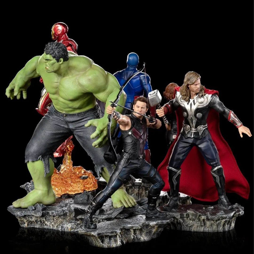 Avengers Battle Of NY - Infinity Saga Thor Statue by Iron Studios