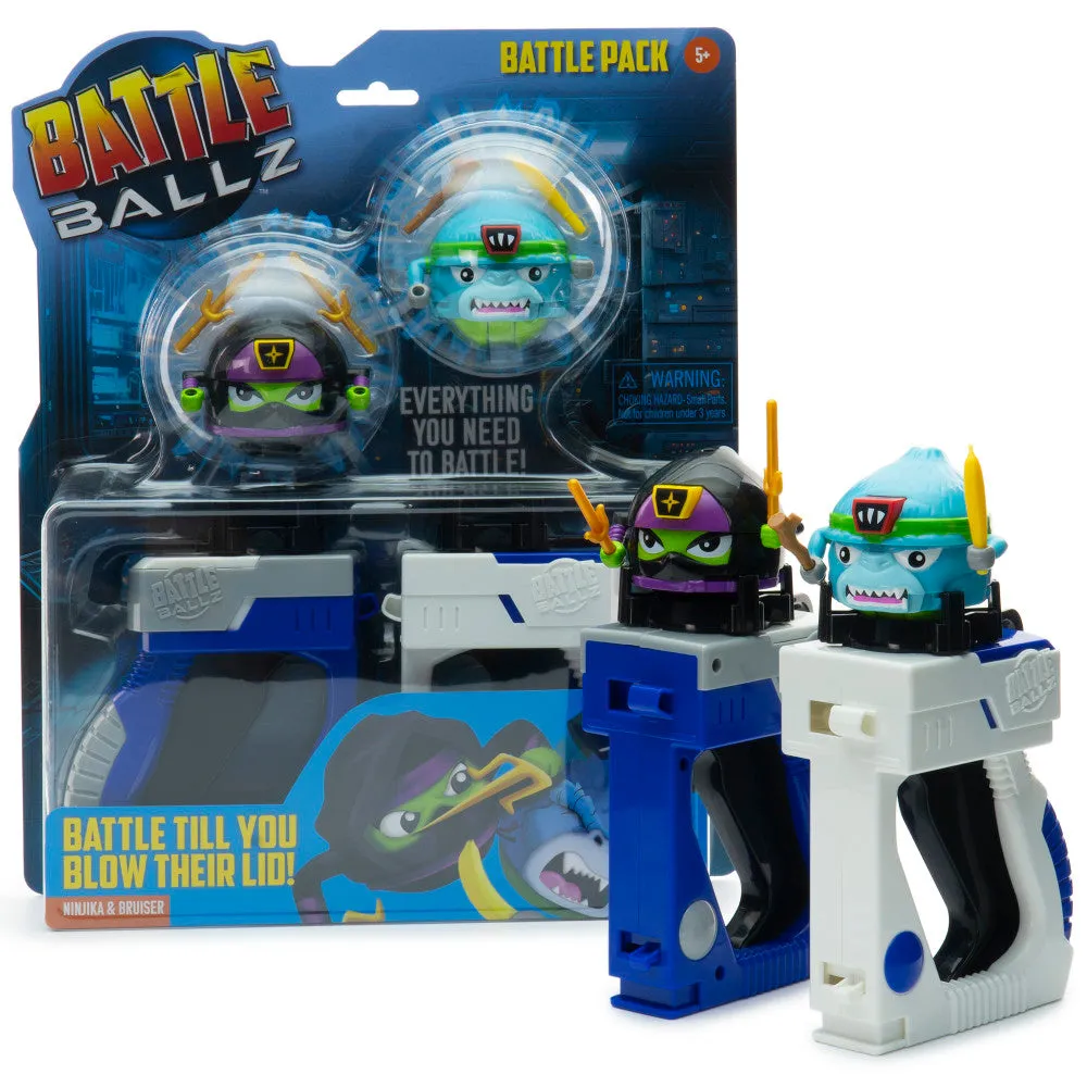 Battle Ballz: Battle Pack - Bruiser & Ninjika - 2 Warriors & Joysticks, Kids 3 