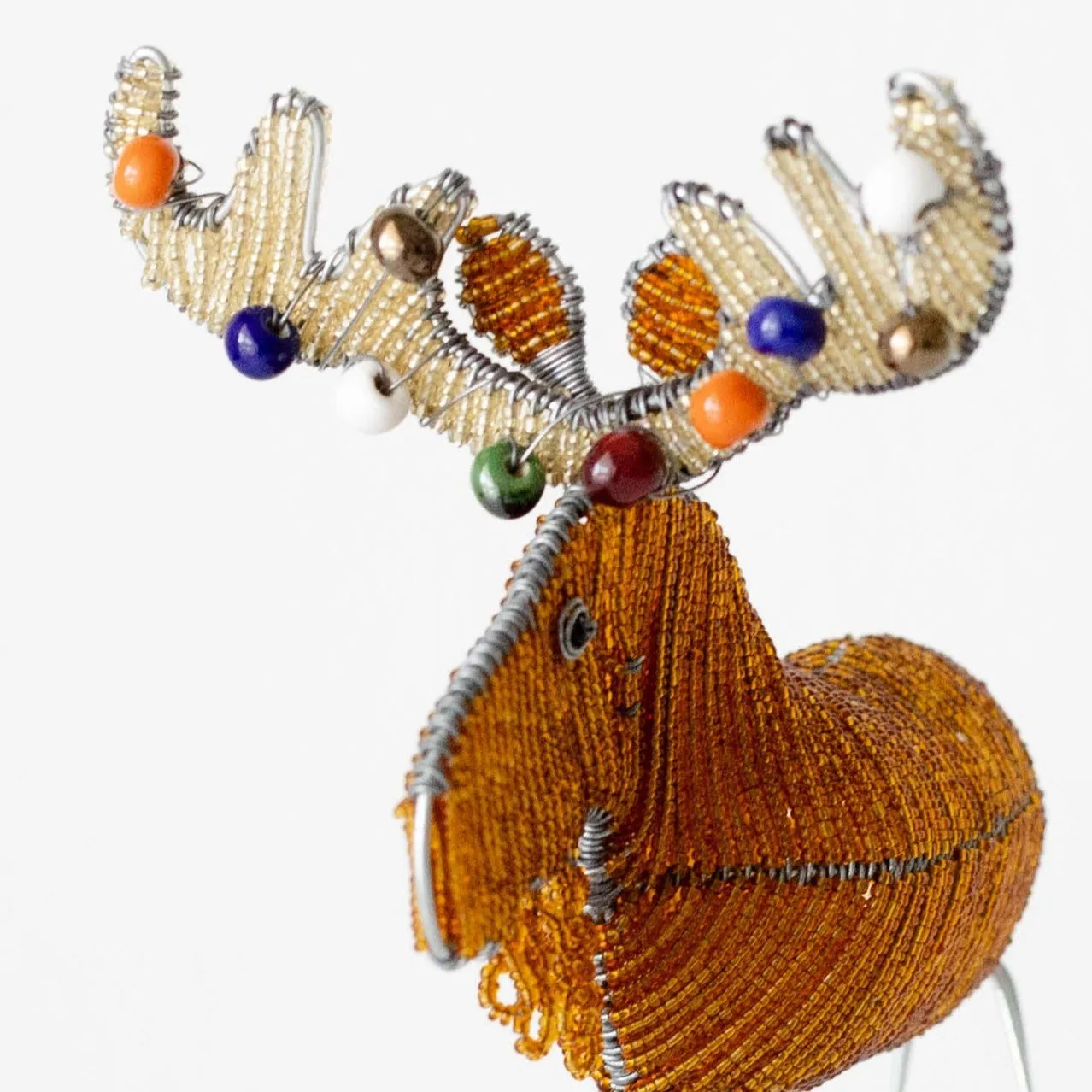 Beaded Christmas Moose