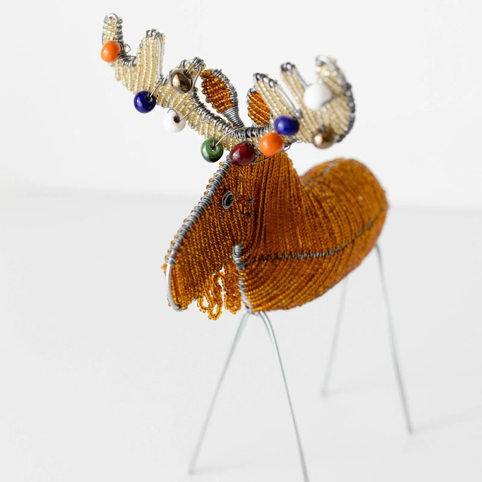 Beaded Christmas Moose