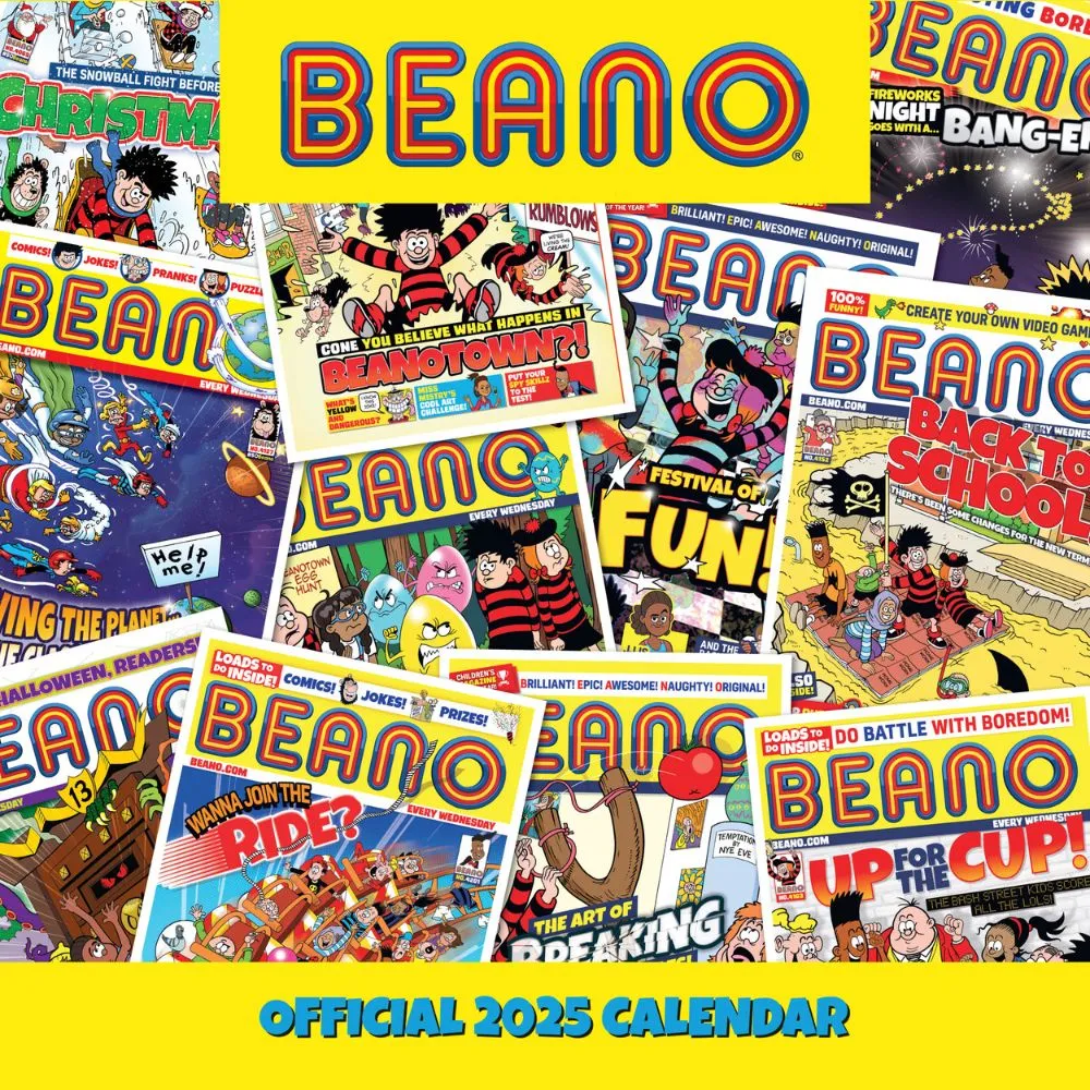 BEANO CLASSIC 2025 SQUARE CALENDAR