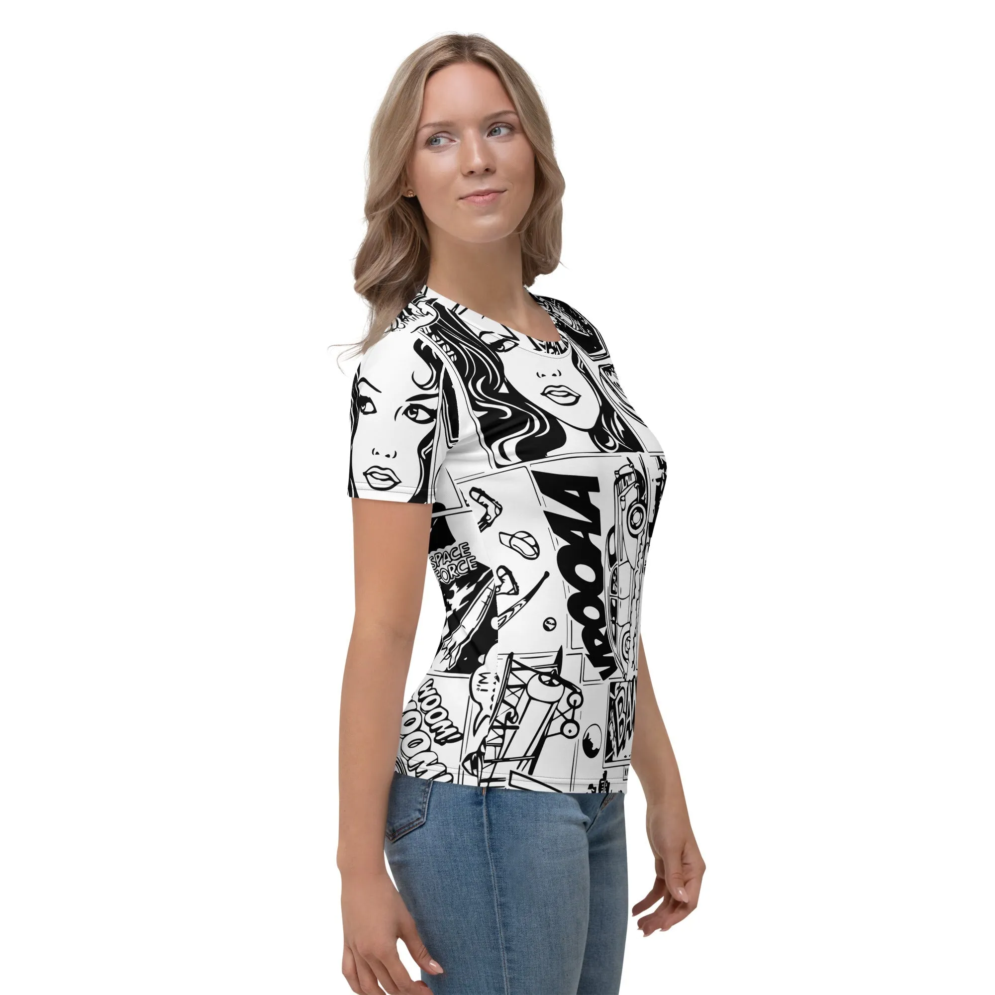 Black & White Comic Book T-shirt