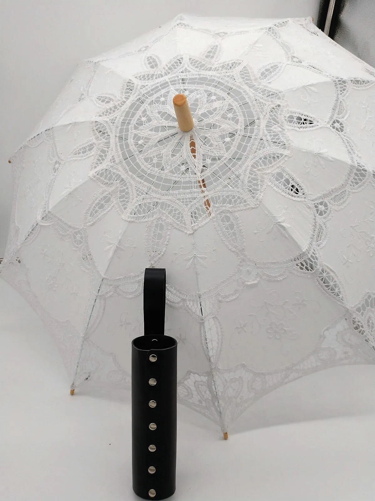 Black Leather Parasol Holster