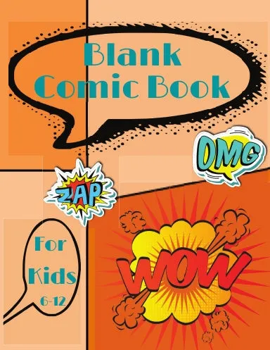 blank comic book for kids