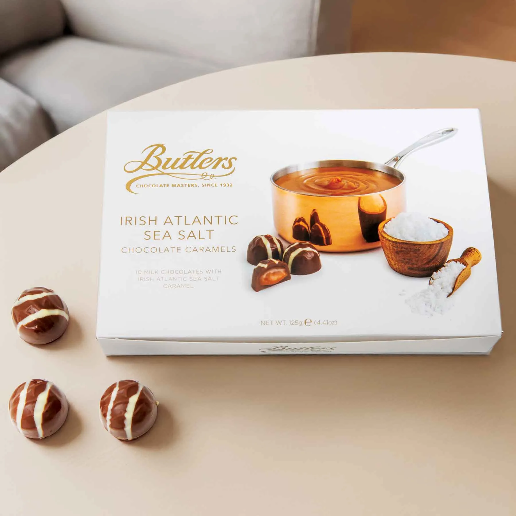 Butlers Irish Atlantic Sea Salt Chocolate Caramels Box