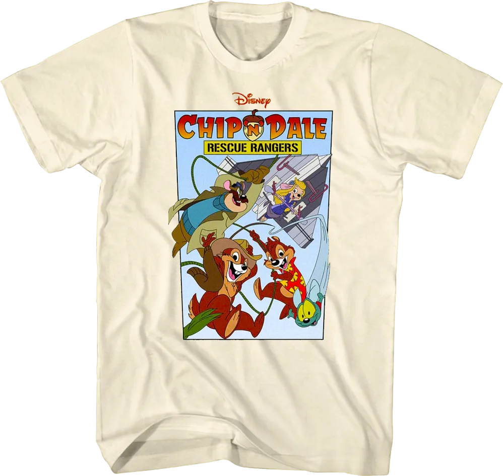 Comic Book Cover Chip 'n Dale Rescue Rangers T-Shirt