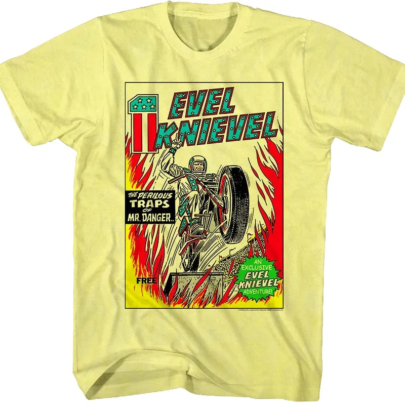 Comic Book Cover Evel Knievel T-Shirt