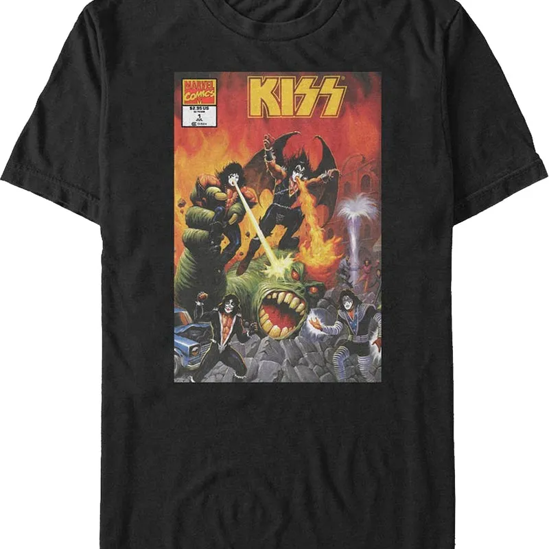 Comic Book Cover KISS T-Shirt