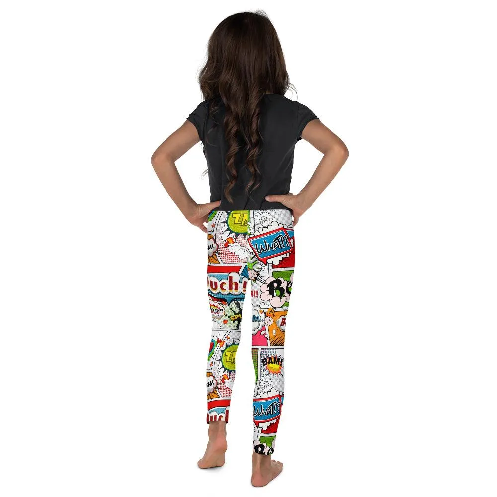 Comic Book Super Hero Kid's Leggings