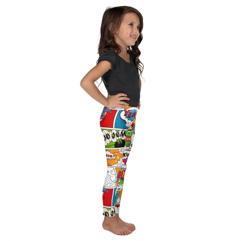 Comic Book Super Hero Kid's Leggings