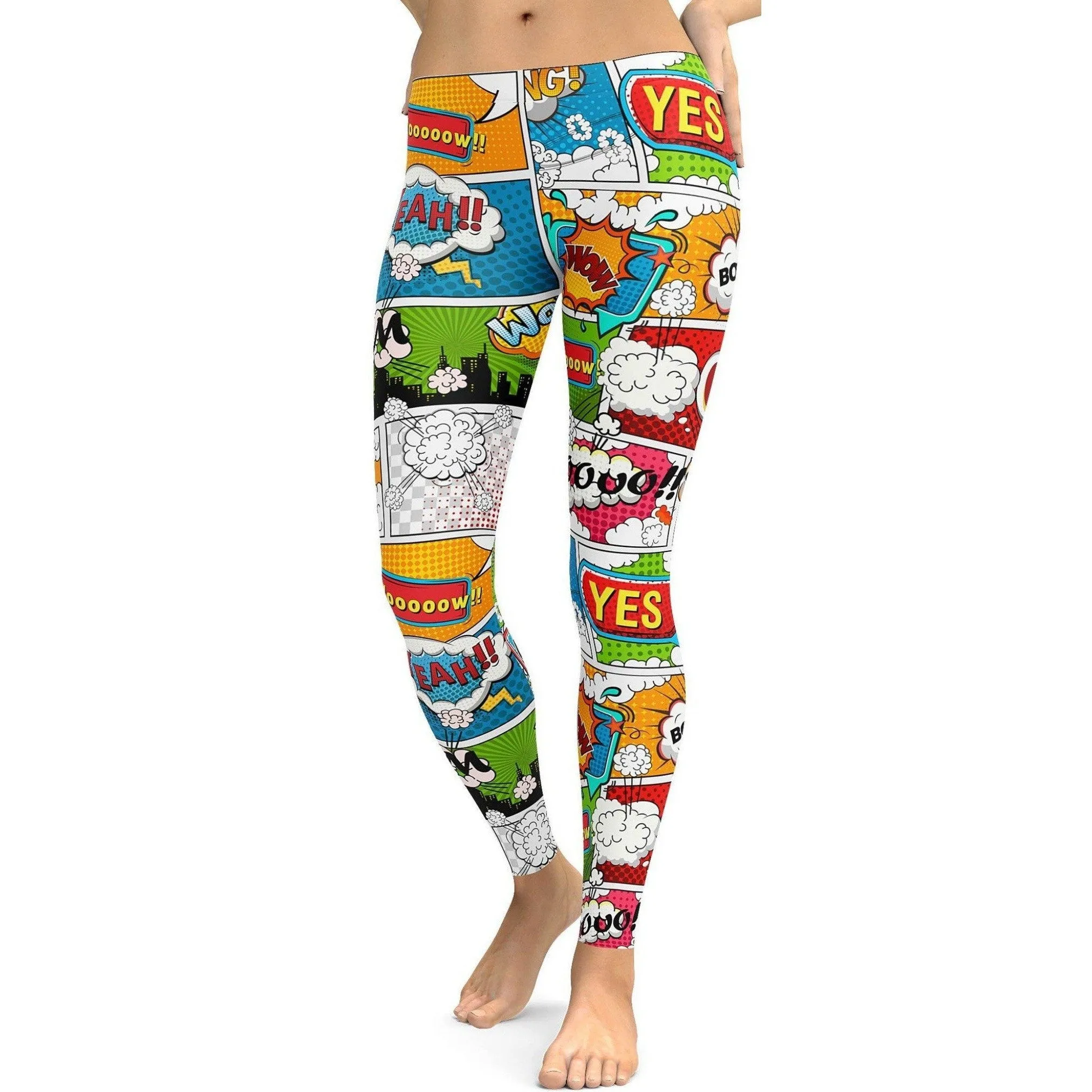 Comic Book Super Hero Leggings