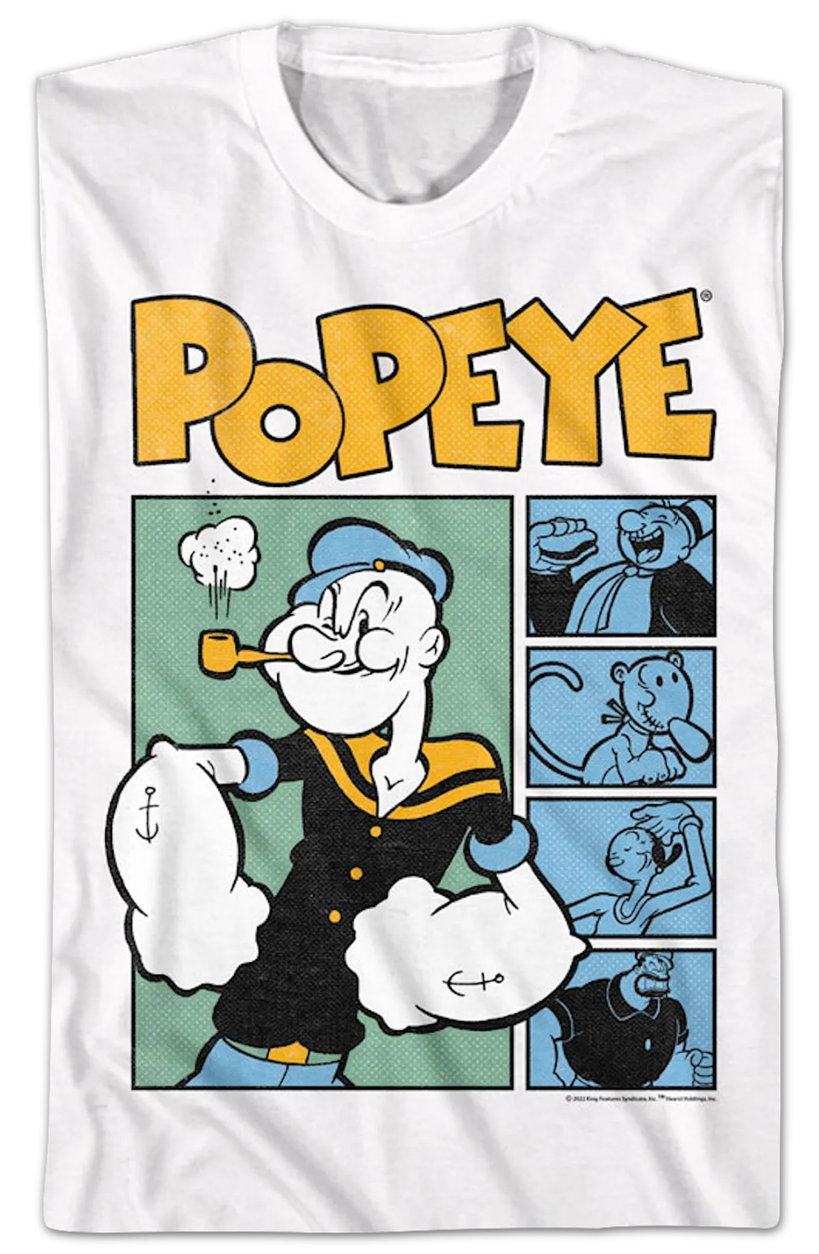 Comic Panels Popeye T-Shirt