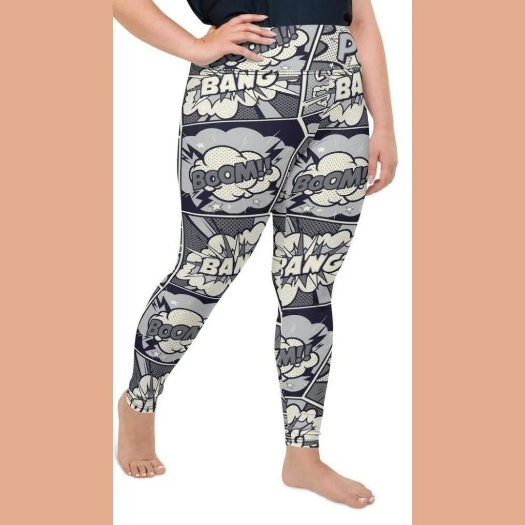 Cool Comic Plus Size Leggings