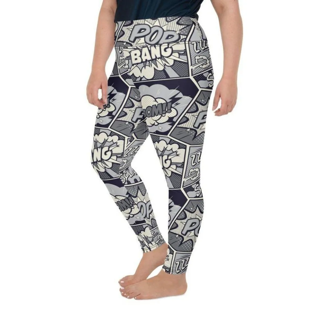 Cool Comic Plus Size Leggings