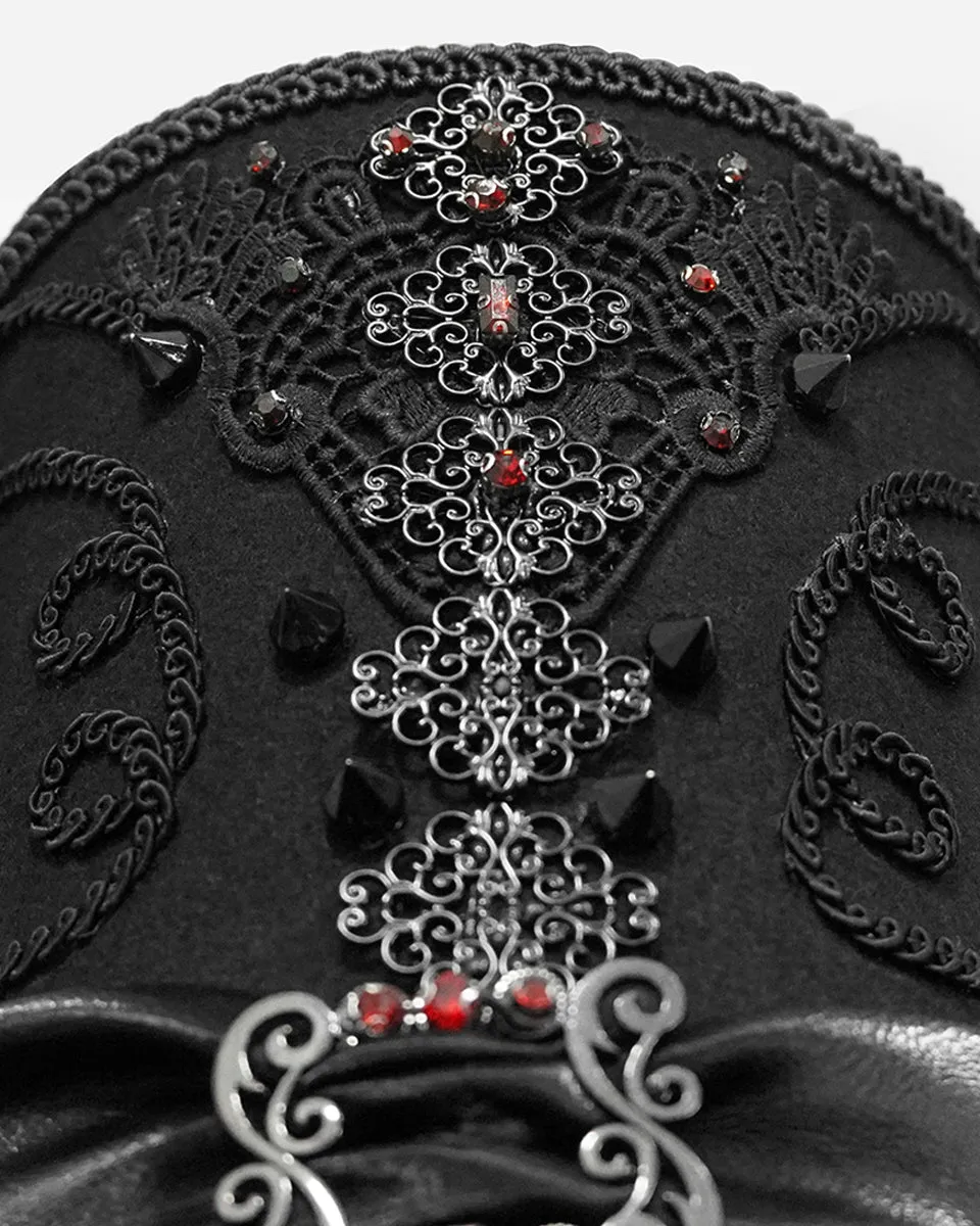 Devil Fashion Dominion Mens Gothic Top Hat