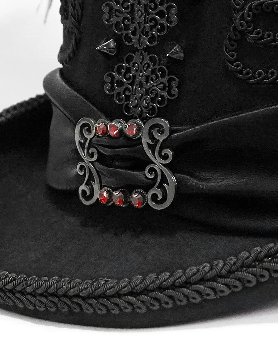 Devil Fashion Dominion Mens Gothic Top Hat