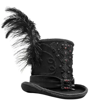 Devil Fashion Dominion Mens Gothic Top Hat