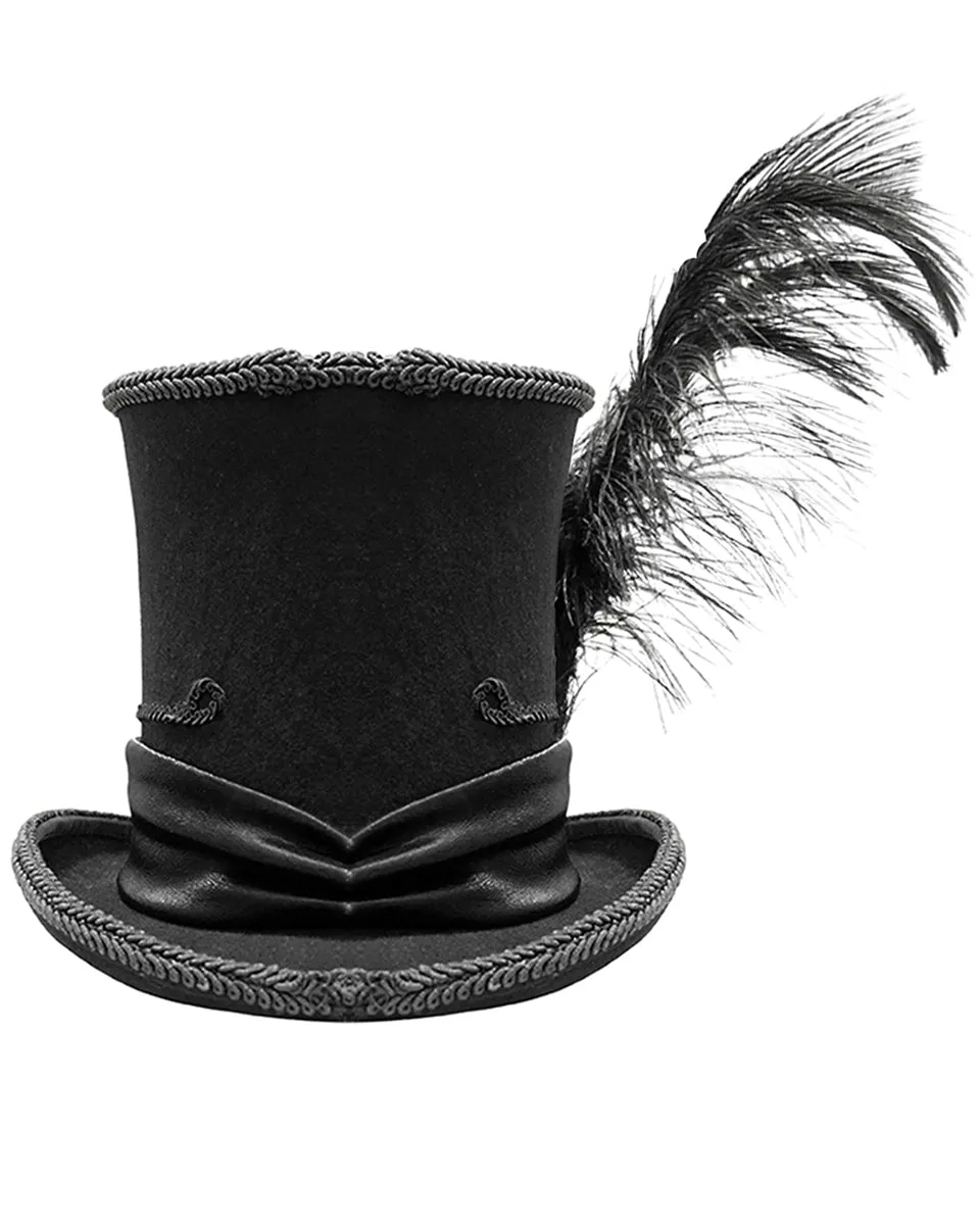 Devil Fashion Dominion Mens Gothic Top Hat