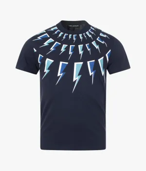 Fair-Isle Comic Bolts T-Shirt