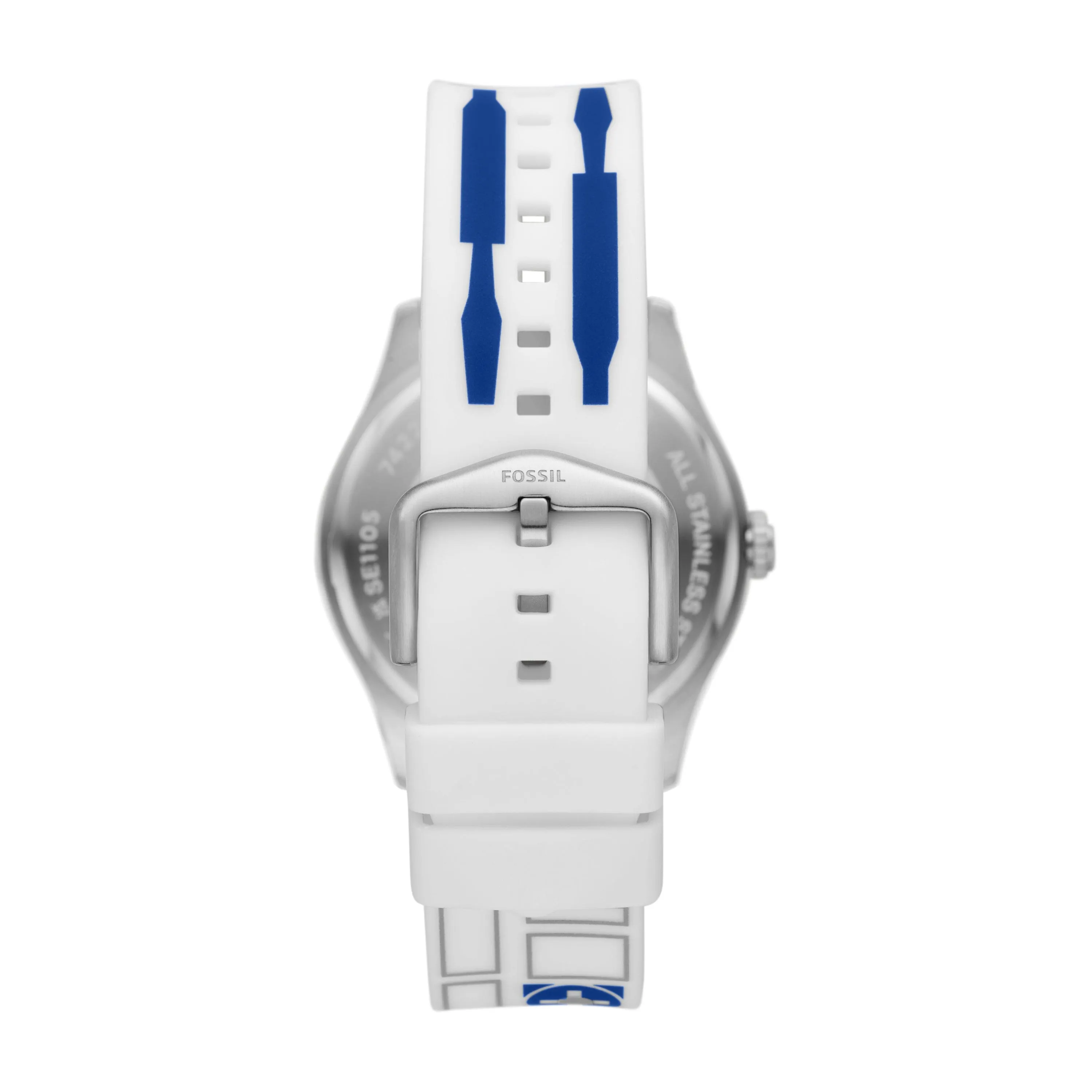 Fossil Special Edition Star Wars R2-D2 Three-Hand White Silicone Watch SE1105