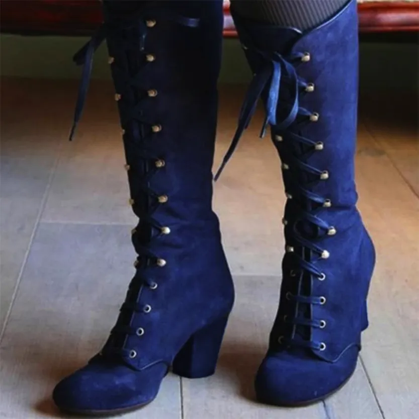 Funki Buys | Boots | Women's Vintage Retro Lace Up Boots