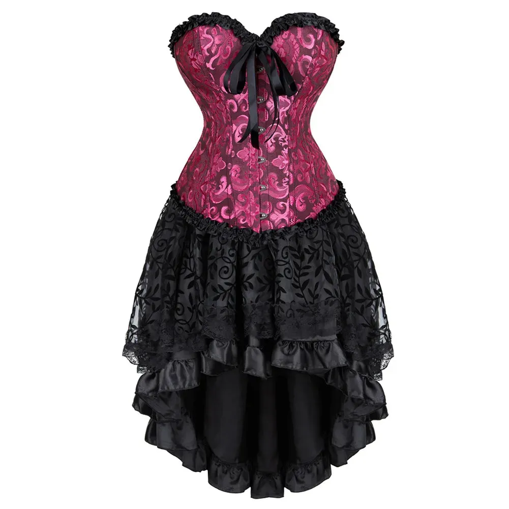 Funki Buys | Dresses | Women's Victorian Gothic Corset Dress