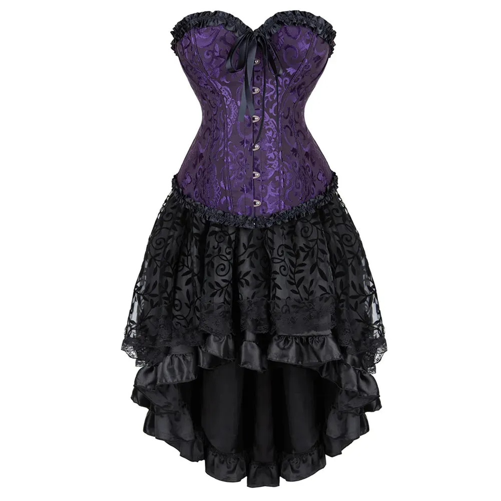 Funki Buys | Dresses | Women's Victorian Gothic Corset Dress