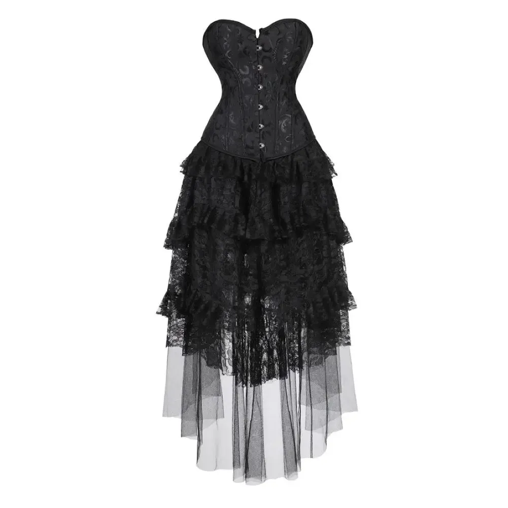 Funki Buys | Dresses | Women's Victorian Gothic Corset Dress