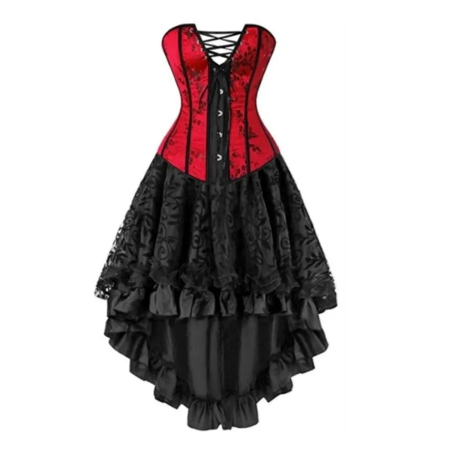 Funki Buys | Dresses | Women's Victorian Gothic Corset Dress