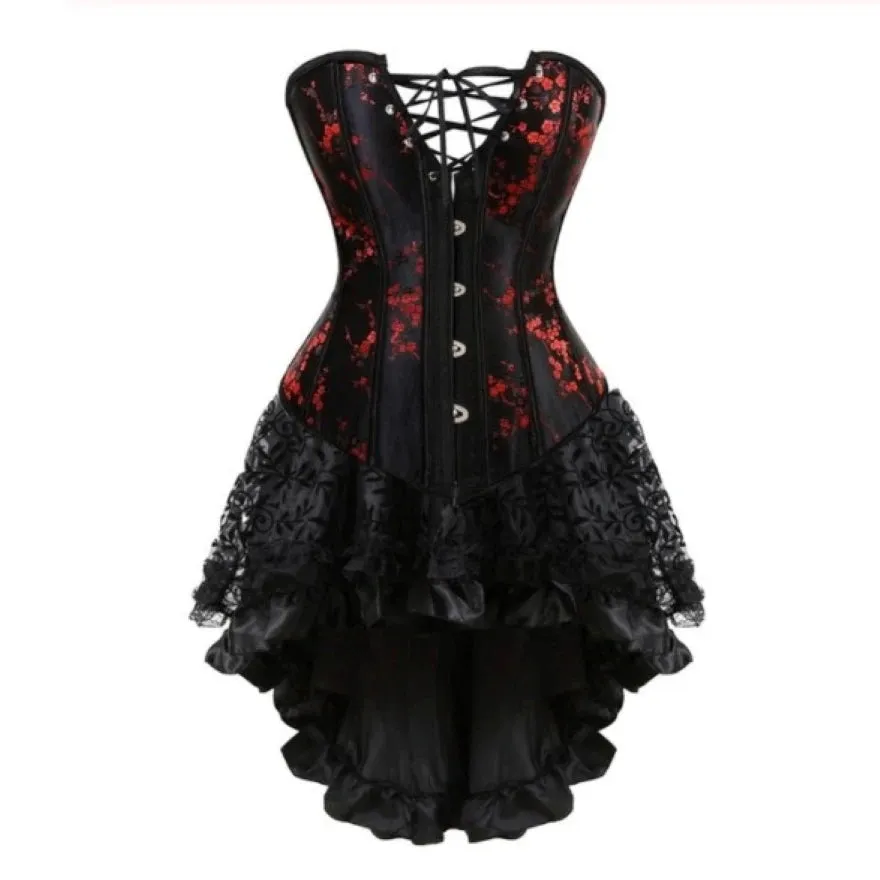 Funki Buys | Dresses | Women's Victorian Gothic Corset Dress