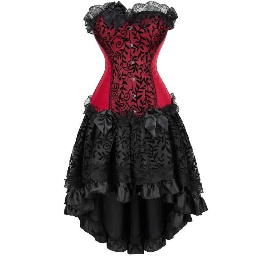 Funki Buys | Dresses | Women's Victorian Gothic Corset Dress