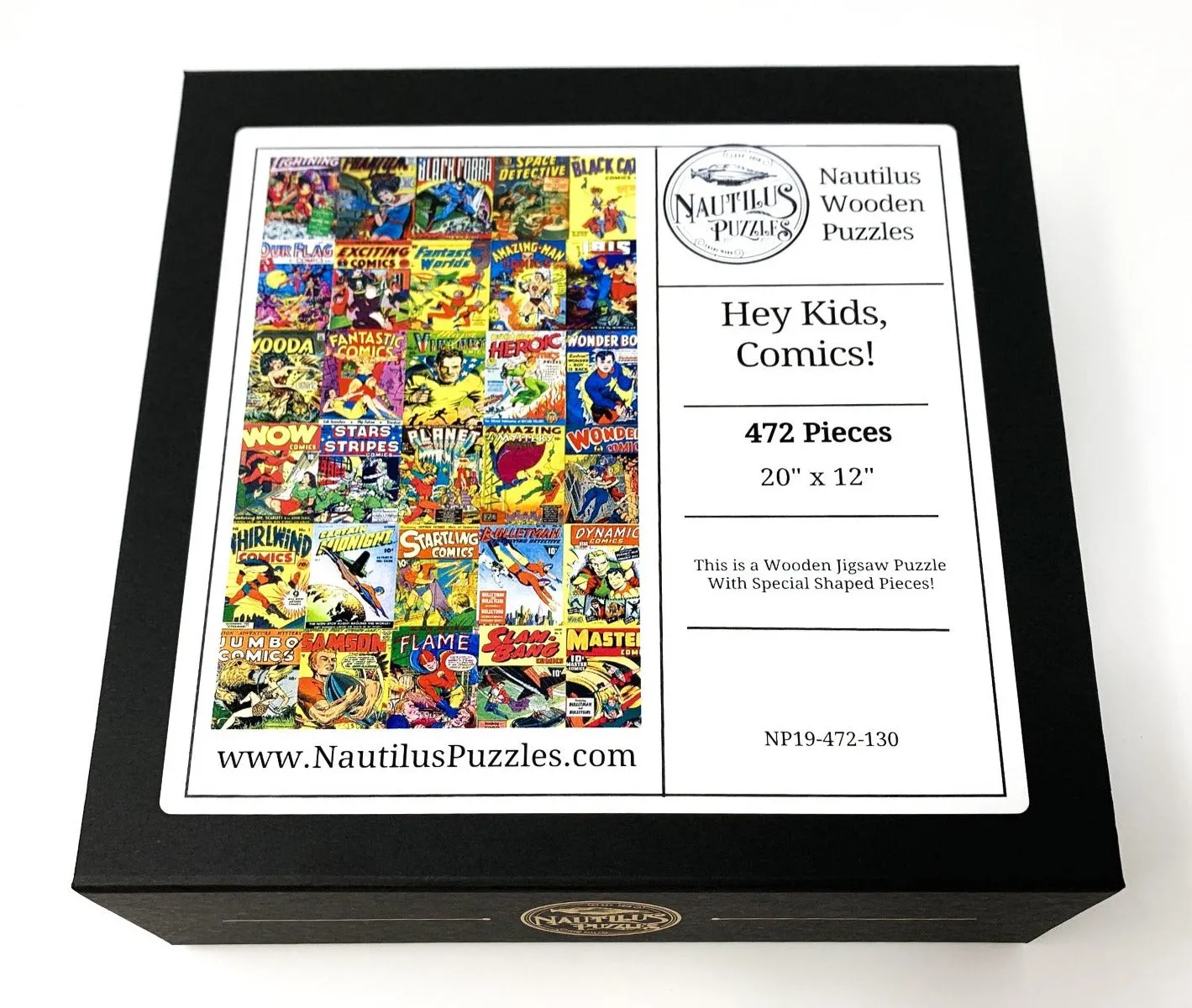 Hey Kids, Comics! (472 Piece Wooden Jigsaw Puzzle)