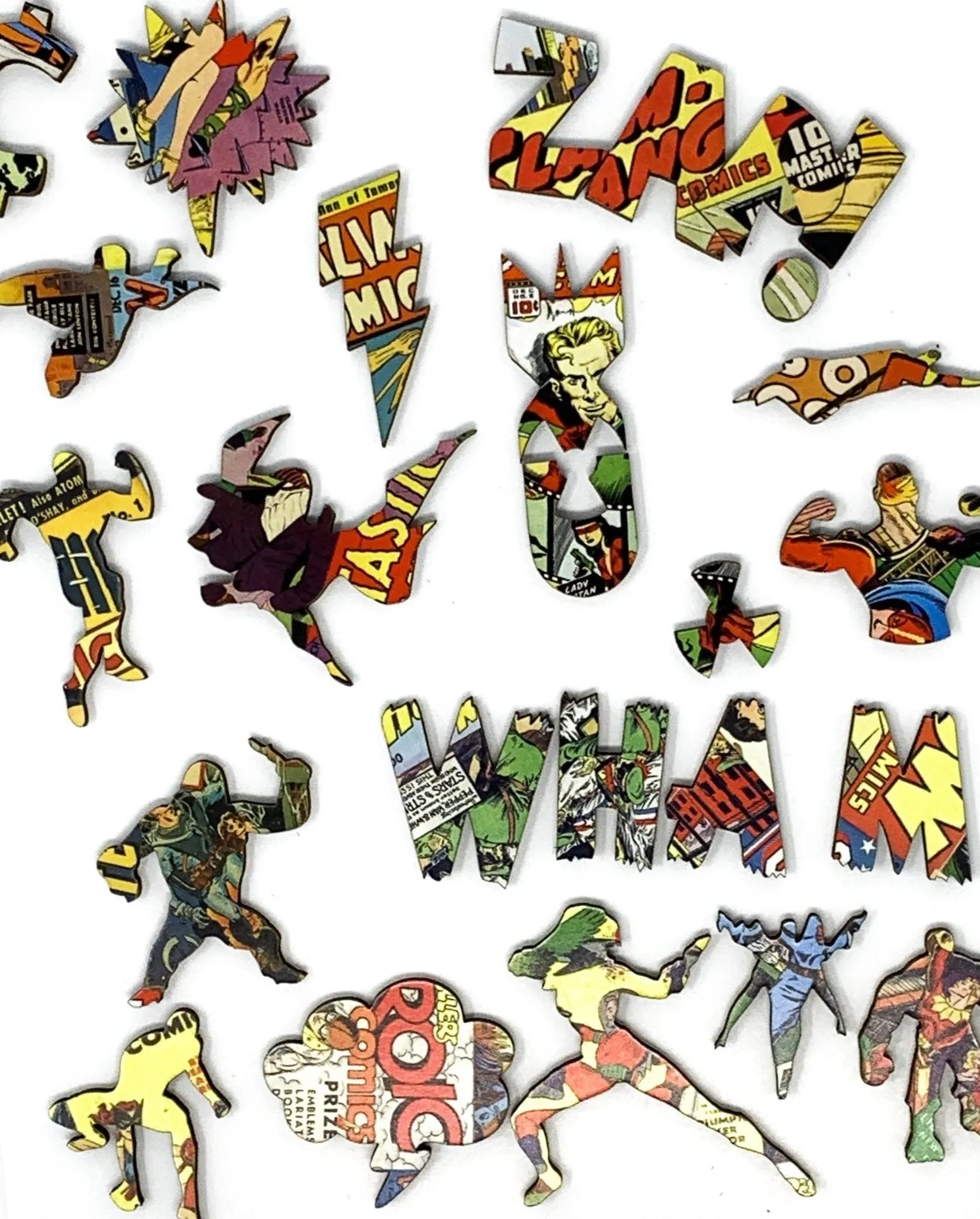 Hey Kids, Comics! (472 Piece Wooden Jigsaw Puzzle)